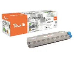 Peach O4464-3004BK Toner bk ersetzt OKI No. 4464-3004BK, 44643004 für z.B. OKI C 800, OKI C 801 DN, OKI C 801 N, OKI C 821 DN, OKI C 821 N