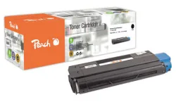 Peach O4212-7408BK Toner bk ersetzt OKI No. 4212-7408BK, 42127408 für z.B. OKI C 5100, OKI C 5100 N, OKI C 5150 N, OKI C 5200, OKI C 5200 N