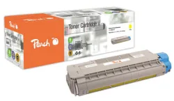 Peach O4386/87/36/85 Toner ye ersetzt OKI 43865721 für z.B. OKI C 5850, OKI C 5850 DN, OKI C 5850 N, OKI C 5950, OKI C 5950 CDTN, OKI C 5950 DN