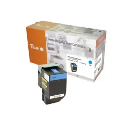 Peach L54 Toner XL cy ersetzt Lexmark C544X2CG für z.B. Lexmark C 544 DN, Lexmark C 544 DTN, Lexmark C 544 DW, Lexmark C 544 N, Lexmark X 544 DN