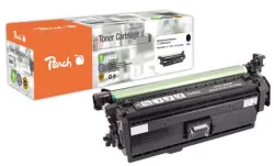 Peach HP 507 XBK Toner XL bk ersetzt HP No. 507X BK, CE400X für z.B. HP LaserJet Enterprise 500 color M 551 dn, HP LaserJet Pro 500