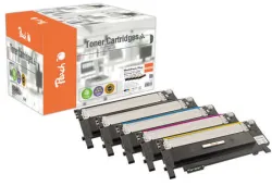 Peach S406 5 Toner (2*bk, c/m/y) ersetzt Samsung CLT-P406C/ELS, SU375A für z.B. Samsung CLP -360, Samsung CLP -360 N, Samsung CLP -360 ND