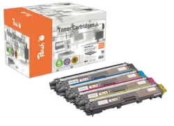 Peach B241 BK 4 Toner XL (bk, c/m/y) ersetzt Brother TN-241BK, TN-245 für z.B. Brother DCP -9020 CDW, Brother HL -3140 CW, Brother HL -3150 CDN