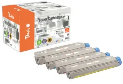 Peach O4405 4 Toner XL (bk, c/m/y) ersetzt OKI 44059253-56 für z.B. OKI MC 861 CDTN, OKI MC 861 CDTN plus, OKI MC 861 CDXN, OKI MC 861 DN