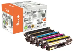 Peach B326 5 Toner XL (2*bk, c/m/y) ersetzt Brother TN-326 für z.B. Brother DCPL 8400 CDN, Brother DCPL 8450 CDW, Brother HLL 8250 CDN