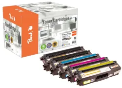 Peach B423 5 Toner XL (2*bk, c/m/y) ersetzt Brother TN-423 für z.B. Brother DCPL 8410 CDW, Brother MFCL 8690 CDW, Brother DCPL 8410 CDN