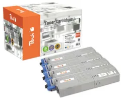 Peach - Toner Oki 46490401-4 Bk, C, M, Y, One Size