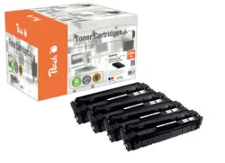 PEACH H046H 4 Toner XL (bk, c/m/y) ersetzt Canon CRG-046H, 1254C002, 1253C002, 1252C002, 1251C002 für z.B. Canon ISensys LBP -650