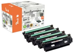 PEACH H040 4 Toner (bk, c/m/y) ersetzt Canon CRG-040, 0460C002, 0458C002, 0456C002, 0454C002 für z.B. Canon ISensys LBP -710 Cx, Canon LBP -710