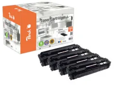 Peach HP 045 H 4 Toner XL (bk, c/m/y) ersetzt Canon CRG-045H, 1246C002, 1245C002, 1244C002, 1243C002 für z.B. Canon ISensys MF 633 Cdw