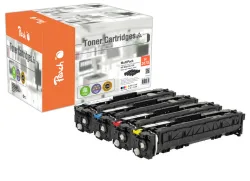 Peach HP 207 X 4 Toner XL (bk, c/m/y) ersetzt HP No. 207X, W2210X, W2211X, W2212X, W2213X für z.B. HP Color LaserJet Pro MFP M 283 fdw