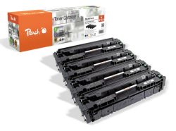 Peach HP 415 X 4 Toner XL (bk, c/m/y) ersetzt HP No. 415X, W2030X, W2031X, W2032X, W2033X für z.B. HP Color LaserJet Enterprise MFP M 480 f