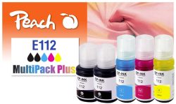 Peach - Tinte Epson CISS 112 MultiPack+ CMY2x BK, One Size