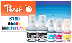 Peach B180 5 Druckerpatronen (2*bk, c/m/y) ersetzt Brother BTD180 für z.B. Brother DCPT 580 DW, Brother DCPT 580, Brother DCPT 583 DW