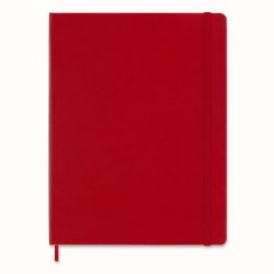 Moleskine Notizbuch Xlarge, Blanko, Hard Cover, Scharlachrot