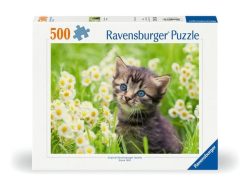 Ravensburger Puzzle Kätzchen in der Wiese 500 Teile