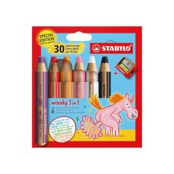 STABILO - Farbstift Set, 6 Stück, Sortierte Farben