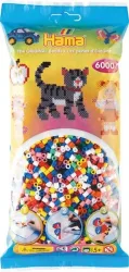 HAMA B&uuml;gelperlen Midi G101205-00 Mix 00, assortiert 6000 St&uuml;ck