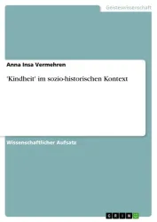 'Kindheit' im sozio-historischen Kontext