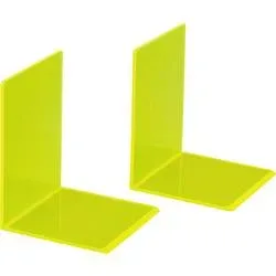 Maul Buchstütze 3513611 Produktabmessung, Höhe:130 mm Transparent-Gelb 2 St.