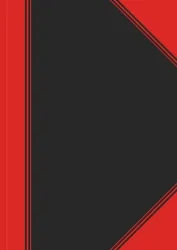 Bantex China-Kladde A4 96 Blatt 70gsm Rot liniert