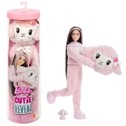Barbie -  Cutie Reveal Sweet Bows - Pinkes Lämmchen, Multicolor