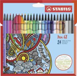STABILO® Filzstifte PEN 68 mit 24 Farben
