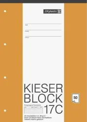 BRUNNEN Notizblock DIN A4 Geleimt Papier Nicht perforiert