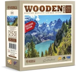 Max Bersinger Puzzle Holz L CH Oeschinensee