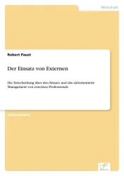 Der Einsatz von Externen