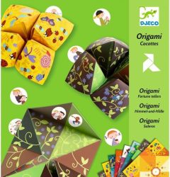 Djeco Origami-Papier BIRD GAME 24 Blatt in bunt