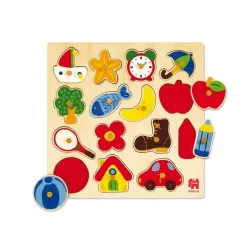 Goula Holzpuzzle: Silhouetten,