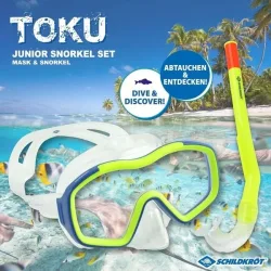 Schildkröt 940015 - TOKU Junior Schnorchel Set, 2-teilig, ab 4 Jahren