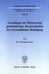 Grundlagen der Besteuerung gemeinnütziger Körperschaften bei wirtschaftlicher Betätigung.