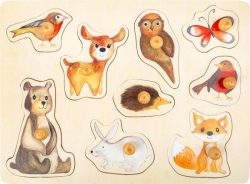 small foot ® Setpuzzle Waldtiere - bunt
