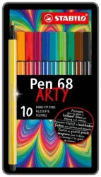 STABILO Fasermaler Pen 68 1mm 6810-6 10 Farben