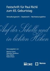 Auf der Scholle und in lichten Höhen. Verwaltungsrecht – Staatsrecht – Rechtsetzungslehre.