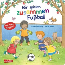 Carlsen - Wir spielen zusammen Fussball, Multicolor