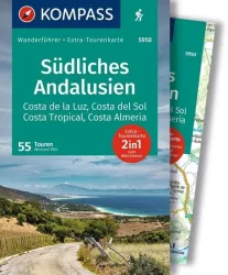 KOMPASS Wanderführer Südliches Andalusien, Costa de la Luz, Costa del Sol, Costa Tropical und Costa Almeria, 55 Touren mit Extra-Tourenkarte