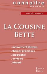 Fiche de lecture La Cousine Bette (Analyse littéraire de référence et résumé complet)