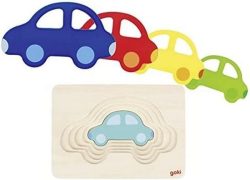 Goki Puzzle Schichtenpuzzle Auto