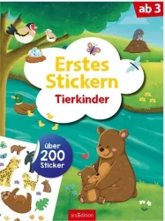 Erstes Stickern ? Tierkinder