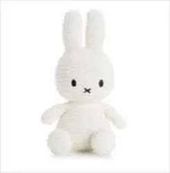 BON TO TOY Miffy ECO (33 cm, Weiss)