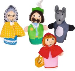 Fingerpuppenset Rotkäppchen