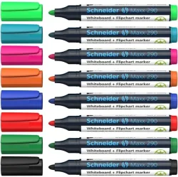 Schneider Whiteboard-Marker Maxx 290 Mehrfarbig 1-3 mm 8 Stück