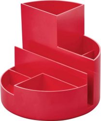 MAUL Stiftek&ouml;cher Recycle 4117625.ECO 6 F&auml;cher, rot