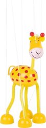 goki Marionette Giraffe - gelb
