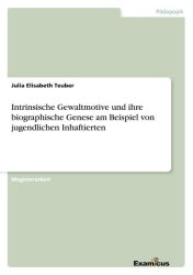 Intrinsische Gewaltmotive und ihre biographische Genese am Beispiel von jugendlichen Inhaftierten