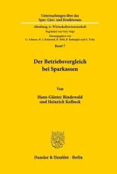 Der Betriebsvergleich bei Sparkassen.