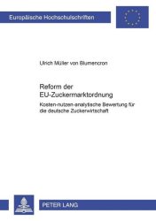 Reform der EU-Zuckermarktordnung